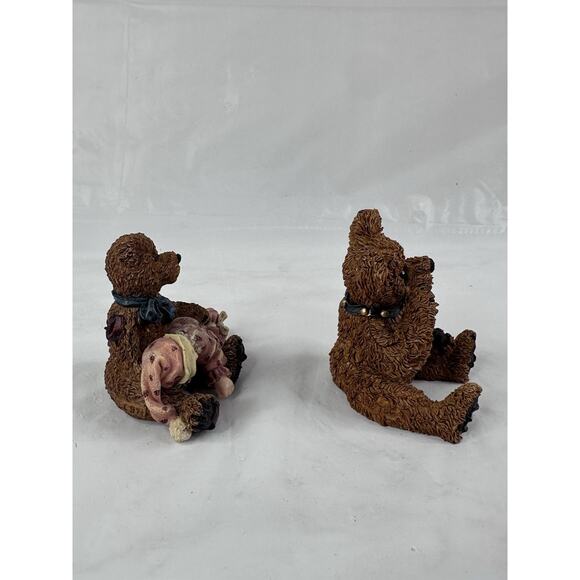 BOYDS Bears & Friends The Simple Bear Dollstone Asleep In Teddys Arms 1997-1998 - Picture 4 of 8